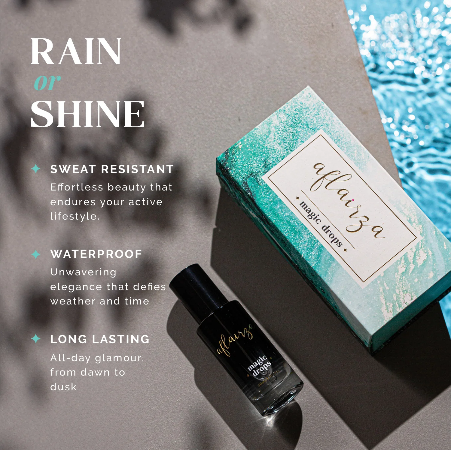 Magic Drops | Waterproof & Sweat-Resistant Makeup Serum | Feather-Light, Long-Lasting Formula with Hydro-Shield Technology | Locks Makeup, Nourishes Skin | For All Skin Types*